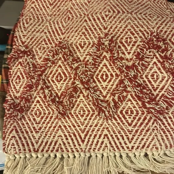 Table Runner Merry Christmas/ valentines 72”x14” like new - Picture 1 of 6